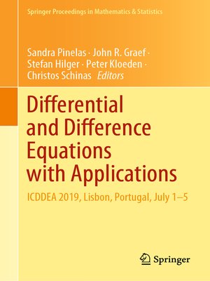 cover image of Differential and Difference Equations with Applications